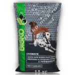 Биско Премиум с говядиной и рисом 15 кг.