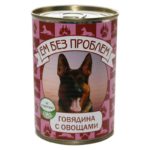 Консервы для собак Ем Без Проблем Говядина с овощами, 410 г