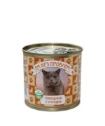 Консервы для кошек Ем Без Проблем Говядина с птицей, 250 г