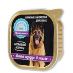 Консервы для собак Натуральная Формула Бычье сердце в желе, 300 г