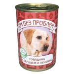 Консервы для собак Ем Без Проблем Говядина с сердцем и печенью, 410 г