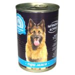 Консервы для собак Натуральная Формула Три мяса, 410 г