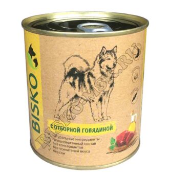 Консервы Биско с отборной говядиной
