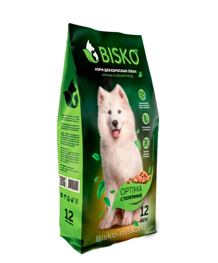 Биско Оптима с телятиной 12кг